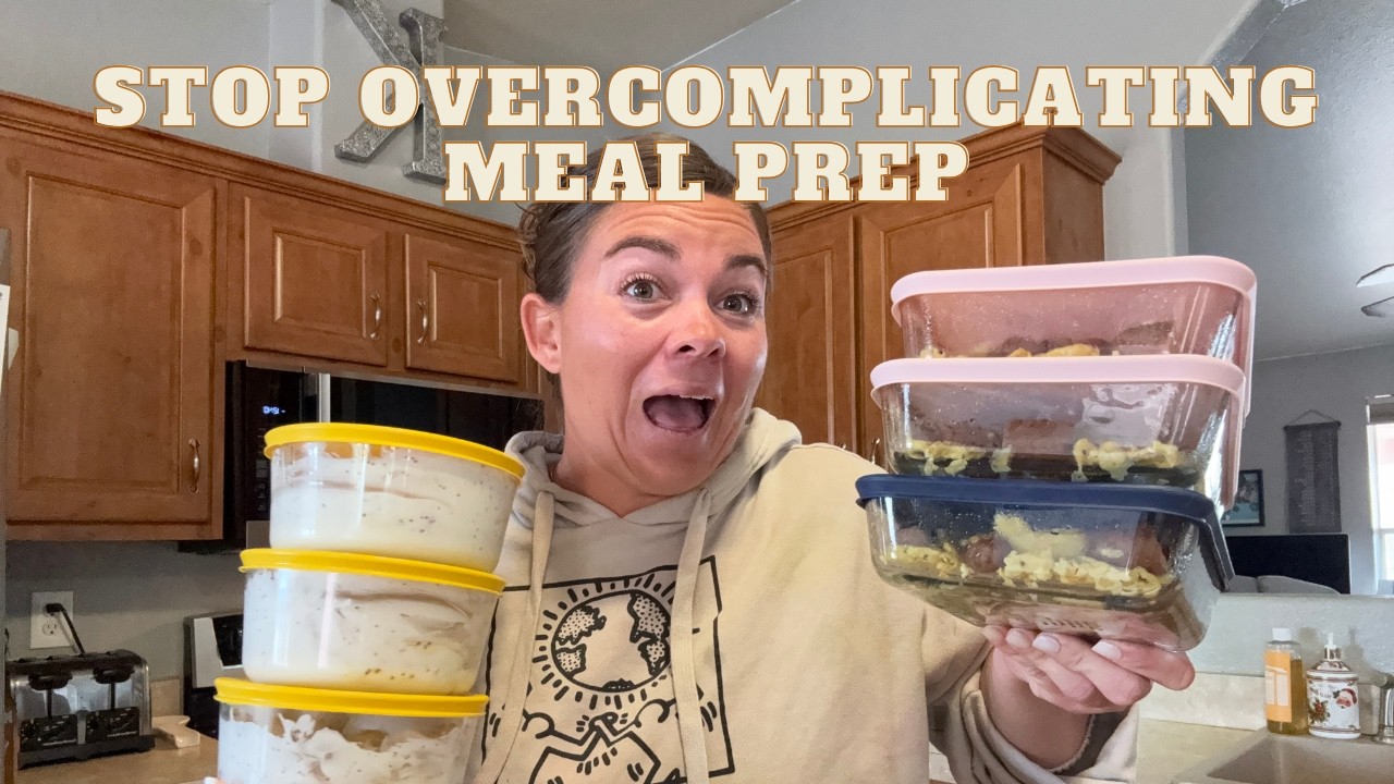 Realistic High-Protein Meal Prep for the Week (2 Simple Recipes)