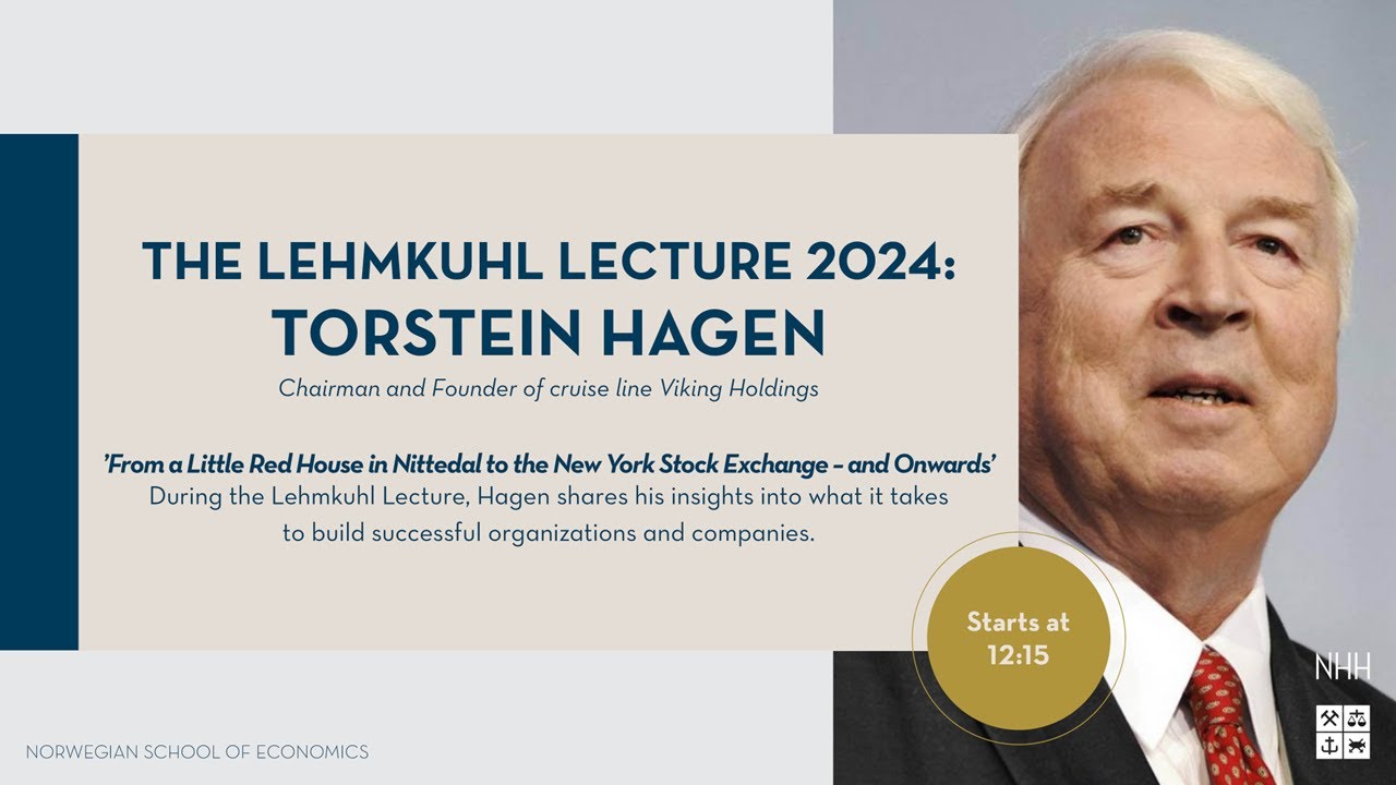 Lehmkuhl Lecture 2024: Torstein Hagen