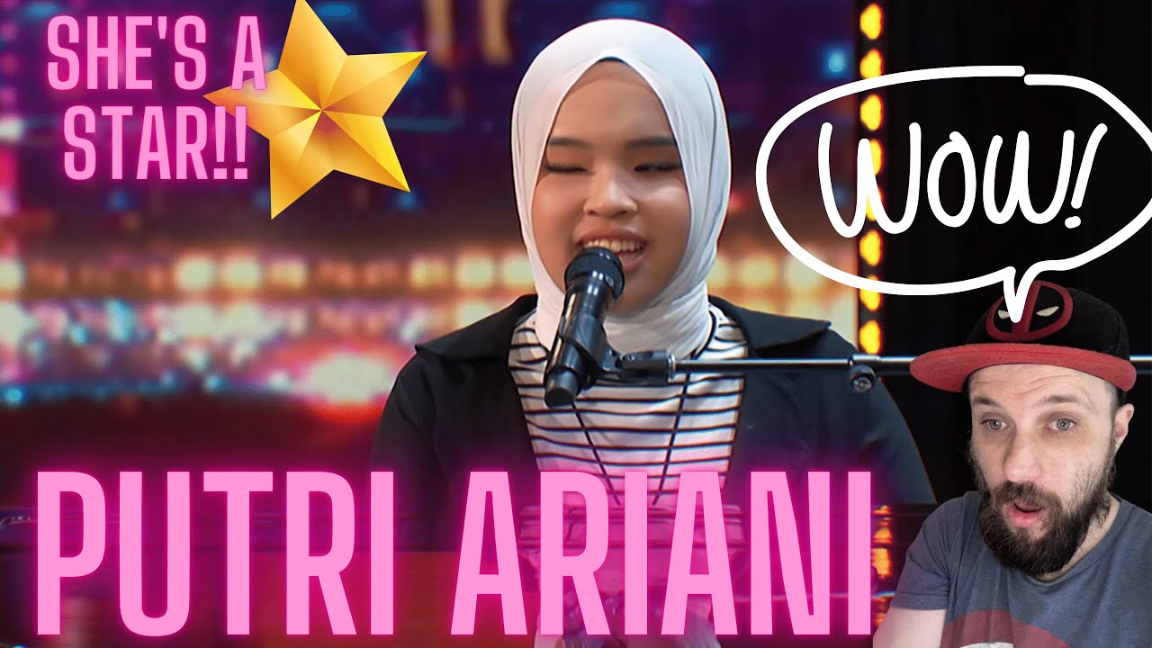First time Putri Ariani Reaction, GOLDEN BUZZER from Simon Cowell | Auditions | AGT 2023