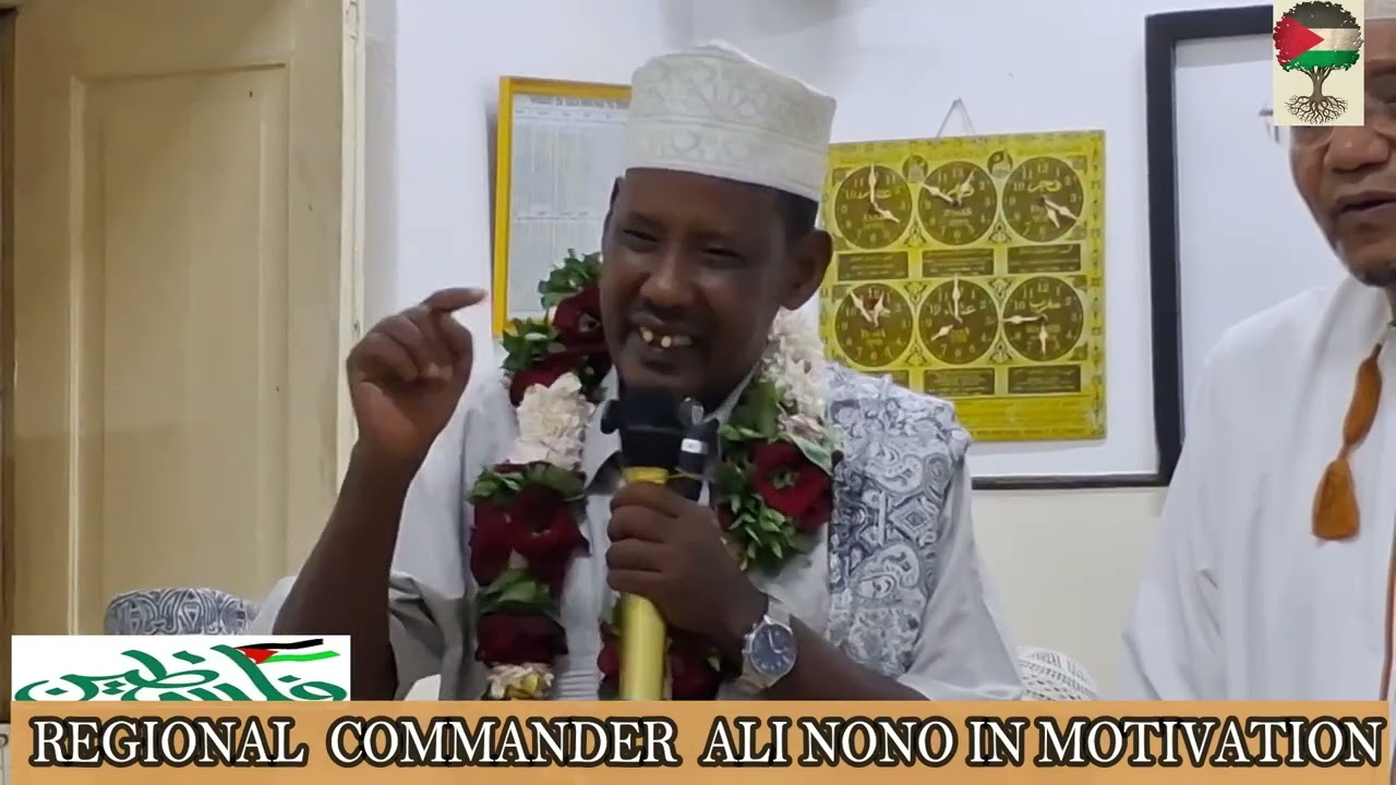 REGINAL COMMANDER  ALI NUNO AKWA NA VIJANA WA MOTIVATION 
