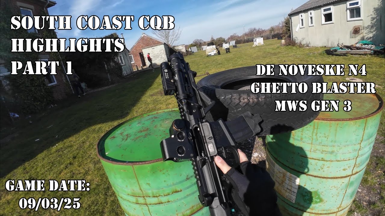 South Coast CQB Highlights | Part 1 | DE Noveske Ghetto Blaster GBBR