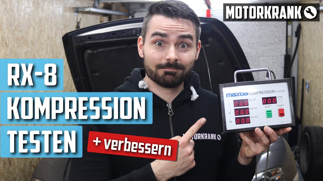 RX-8 Kompressionstest & Warmstart Problem -lösung mit ATF, Ballistol - MAZDA Renesis 13B-MSP Wankel