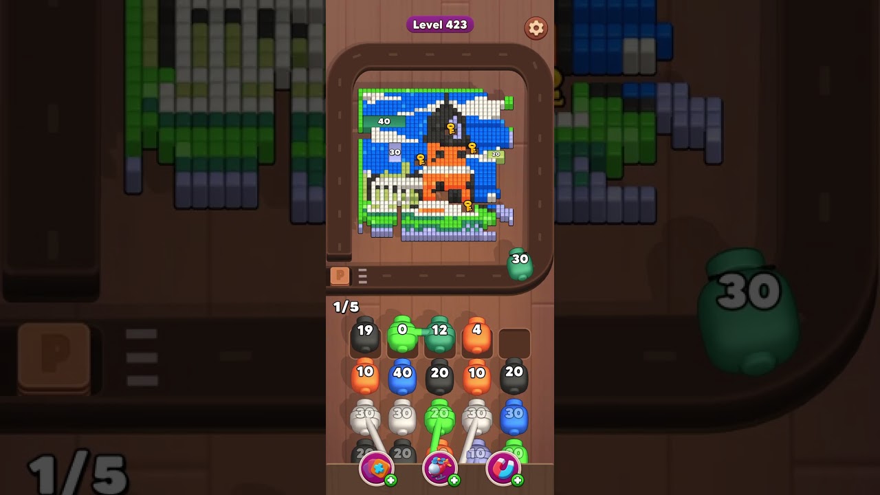 Color Blaze shooter level 423