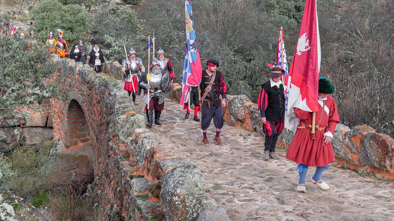 PASO DE CARLOS V POR EL PUENTE DE LA  FONSECA. (LA  HORCAJADA-VILLAR DE CORNEJA)