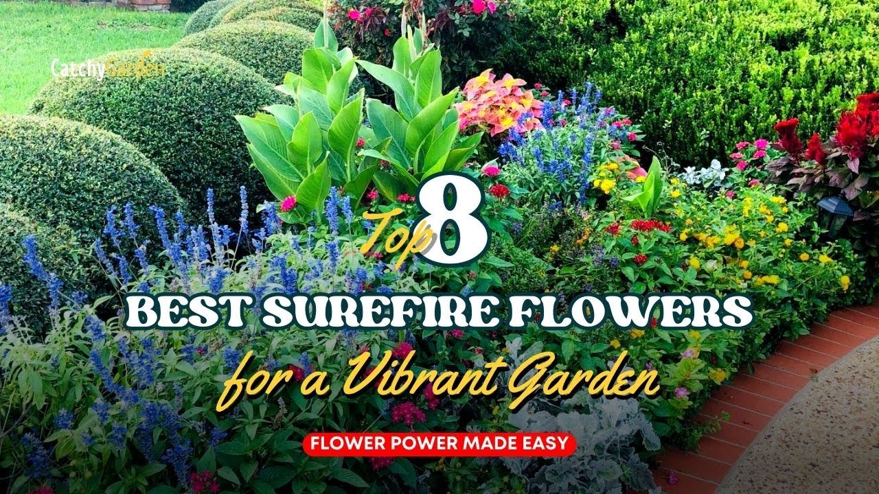 Flower Power Made Easy: 8 Best Surefire Flowers for a Vibrant Garden 🌻🌺🌹 // Gardening Ideas