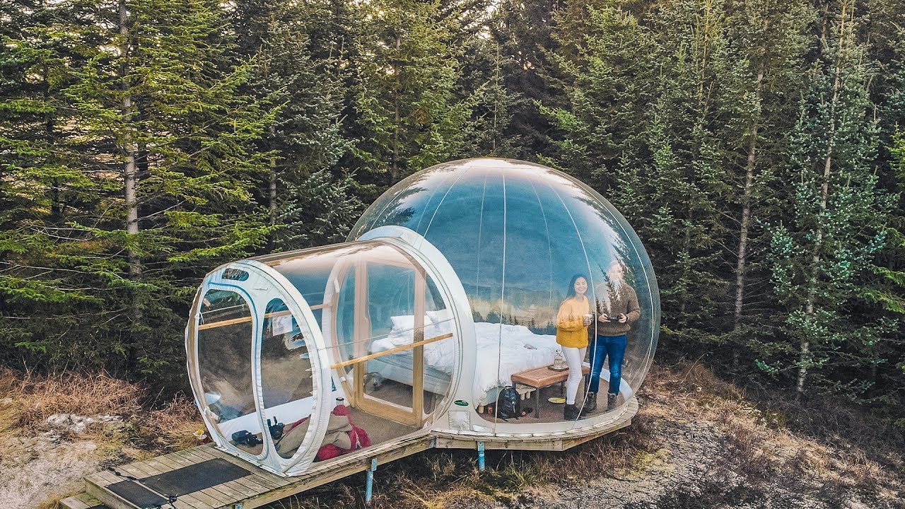 We stayed at bubble hotel Iceland and saw aurora! The 5 Million star hotel