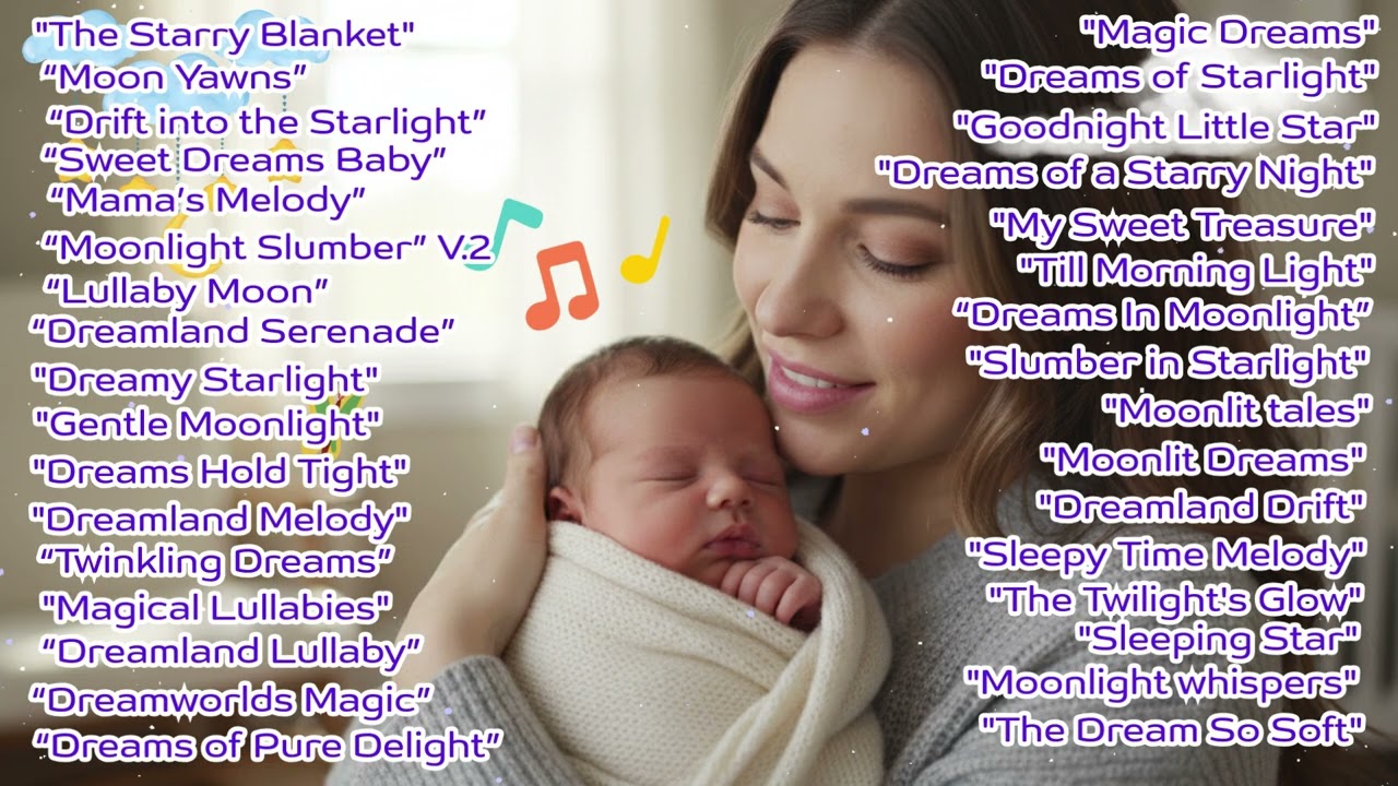 The Most Relaxing Lullabies Song for Baby Deep Sleep Music Melody for Babies Fall Asleep Fast