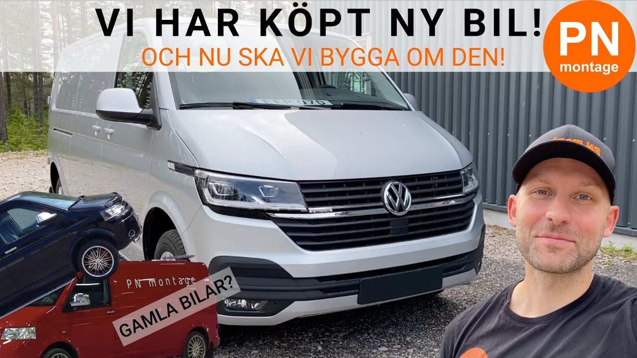 Vår nya VW Transporter T6.1 - Vi utrustar och bygger om den! - DEL 1 -