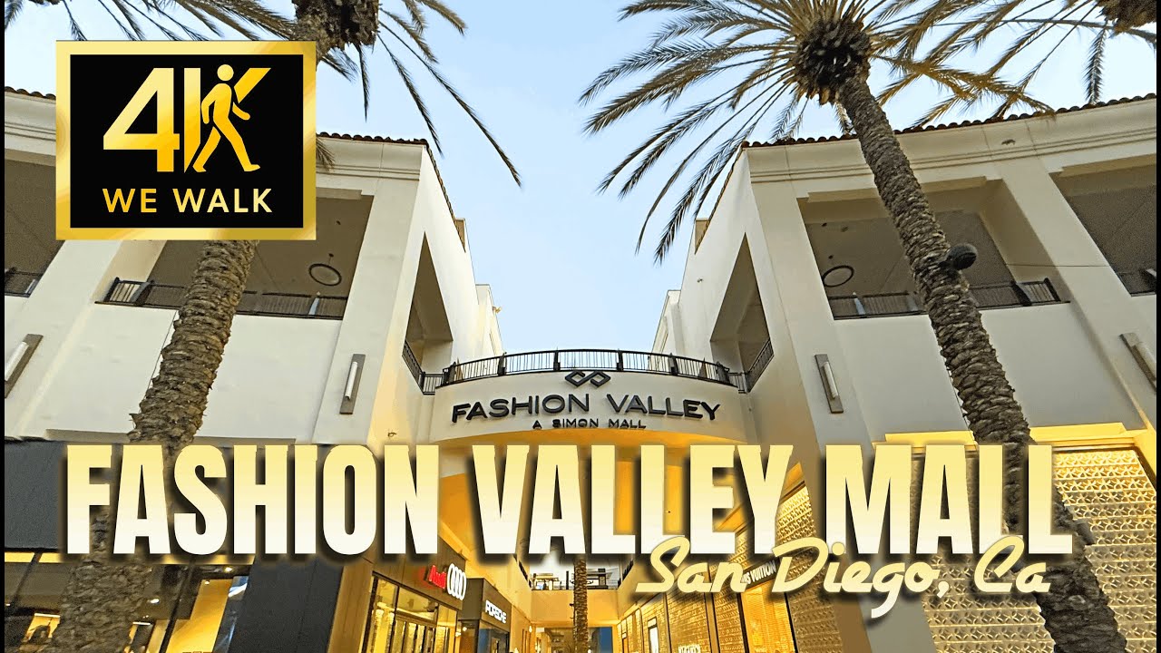 Fashion Valley Mall San Diego 4k POV Walking