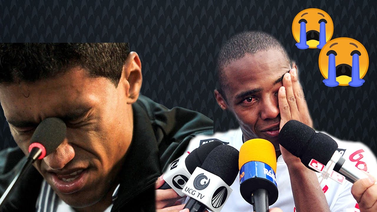 Jogadores que se emocionaram ao se despedir do Corinthians
