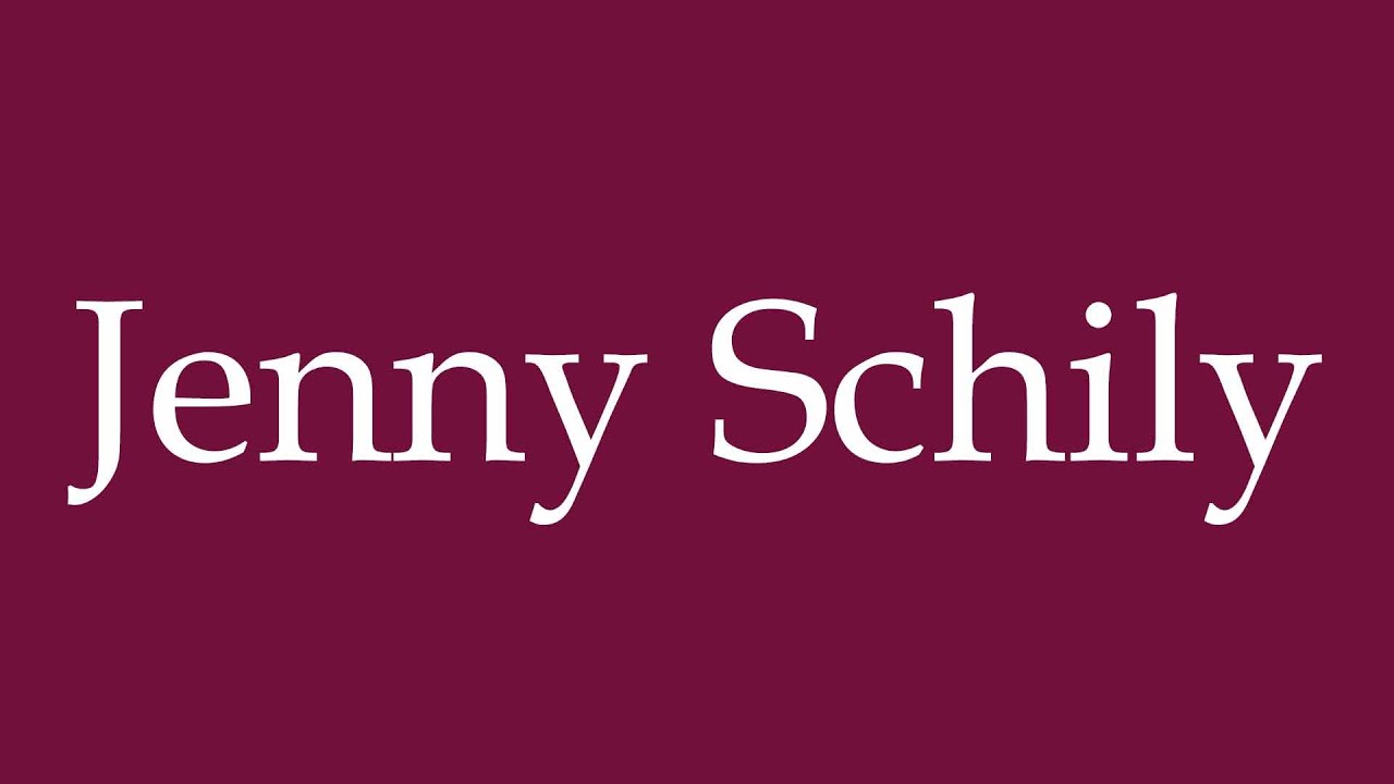 How to Pronounce ''Jenny Schily'' Correctly in German