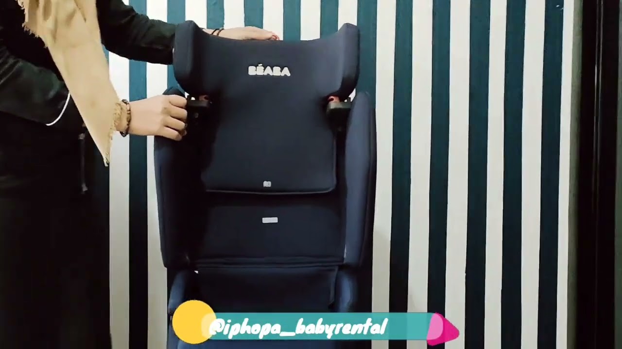Beaba Purseat Foldable Portable Car Seat Booster, super easy