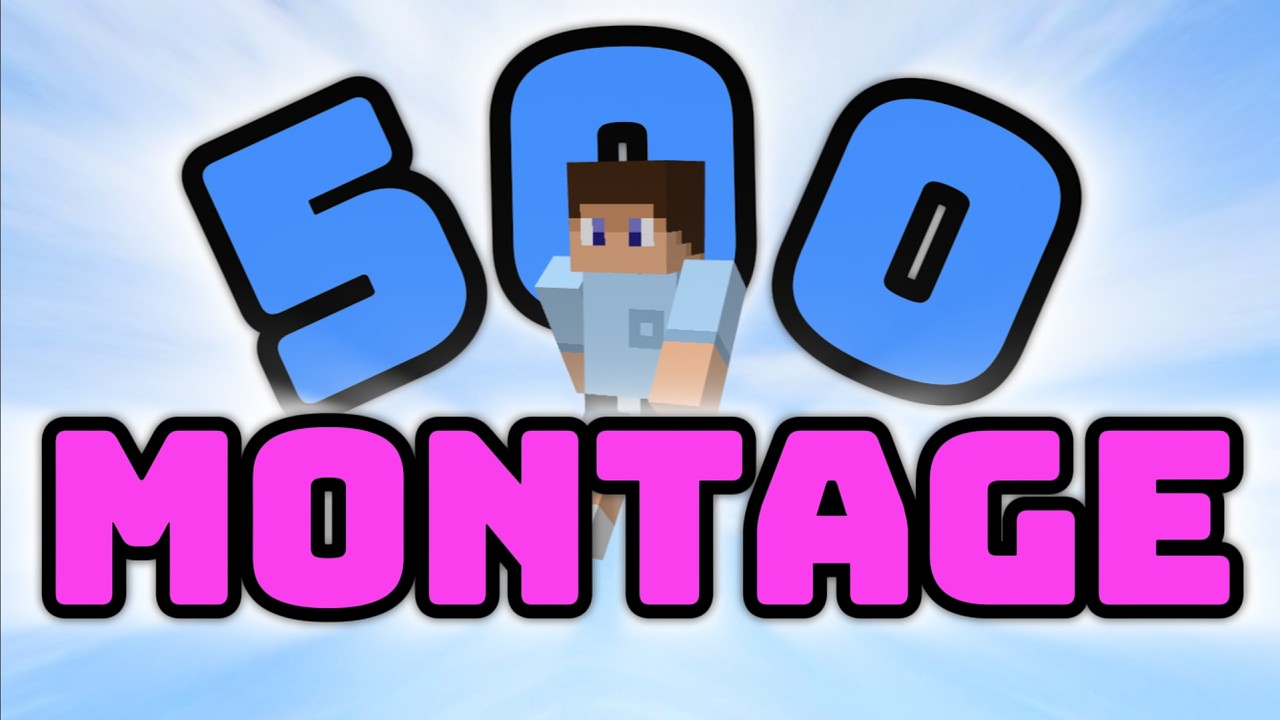 500 SUB MONTAGE || Rarin - Kompa || #bloxd