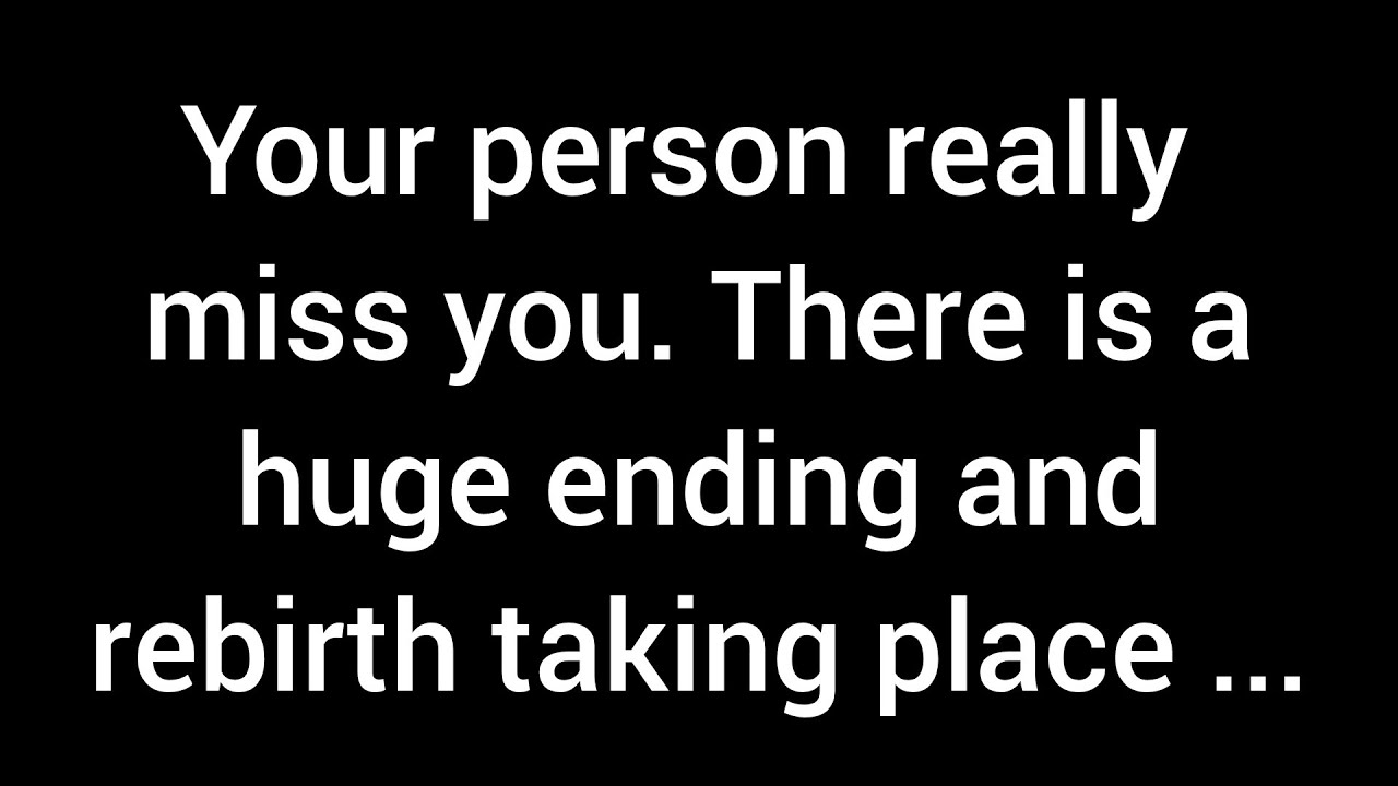Your partner really misses you. They're going through a major transformation, with an ...