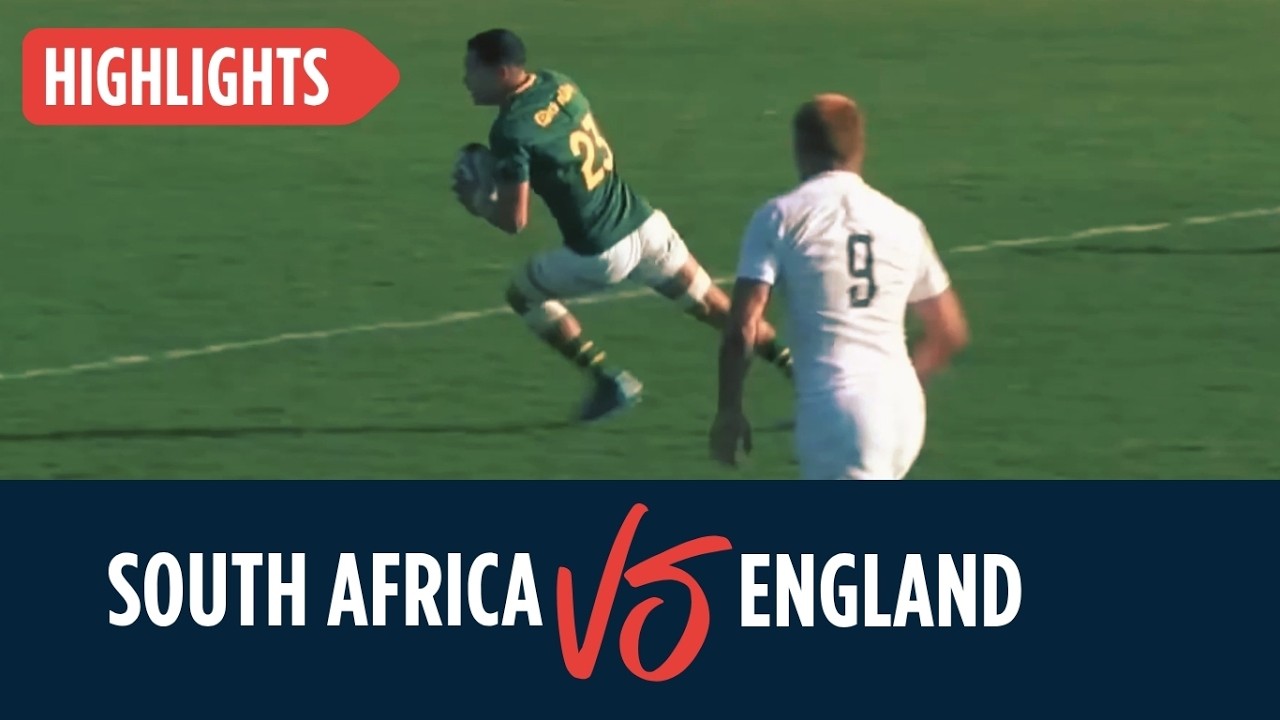 Rugby - South Africa vs England - U18 International Series - 15 August 2026