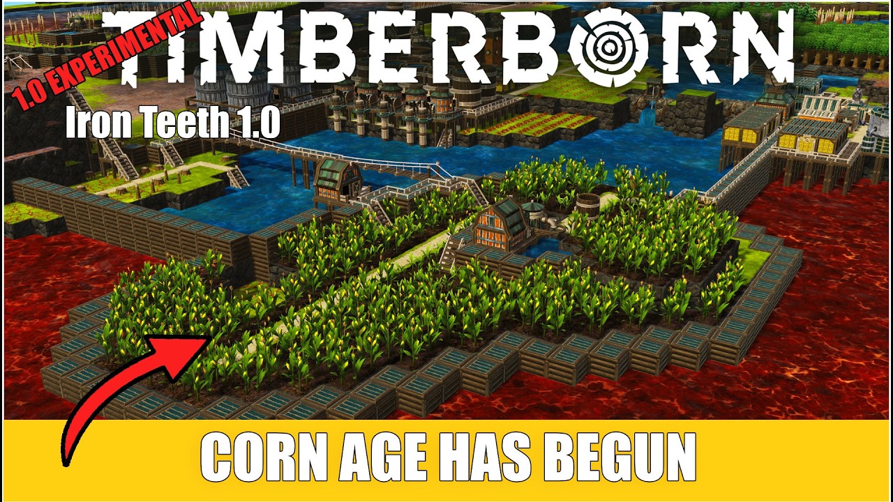 Timberborn 1.0 Experimental &ndash; We Are CORN Colony Now! | EP7