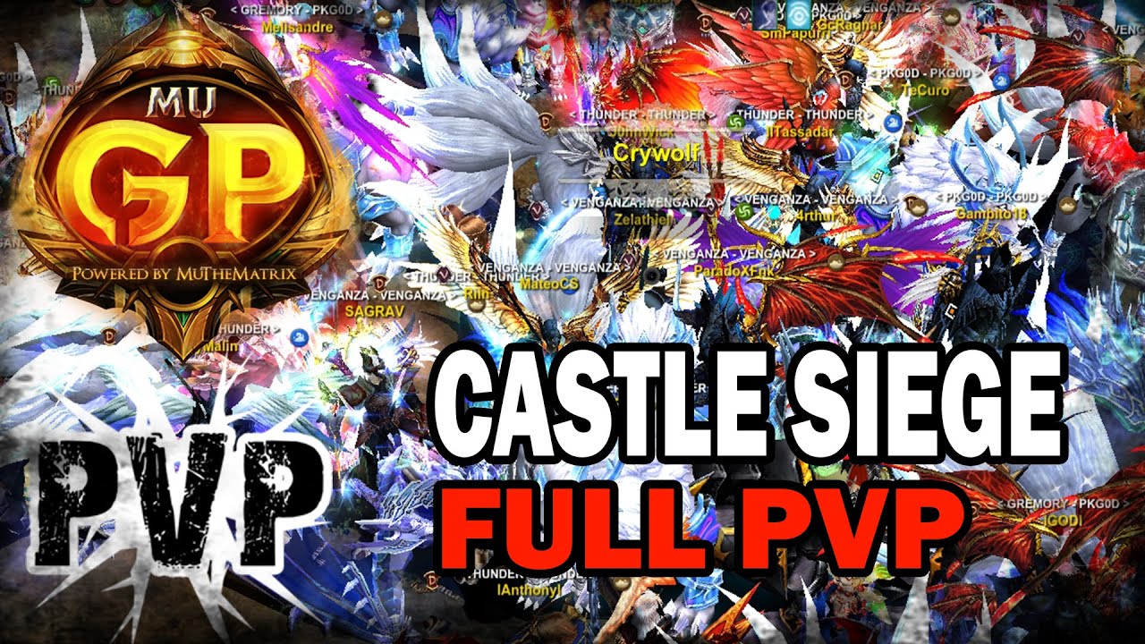 AQUI SI HAY PVP CASTLE SIEGE FULL PVP💯26/02/2023 - MUGP S18 🔥