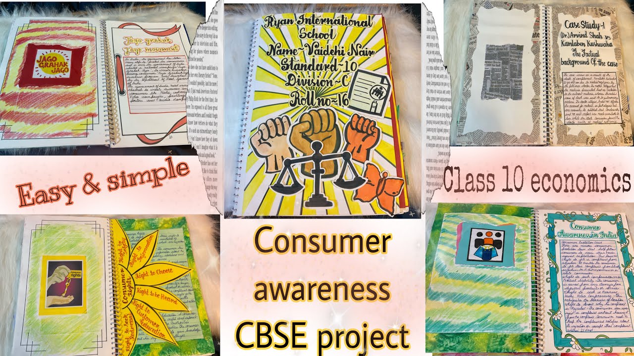 Consumer Awareness project 📄| class 10 ( CBSE) | ECONOMICS| Art & Craft decoration | VAIDEHI NAIR