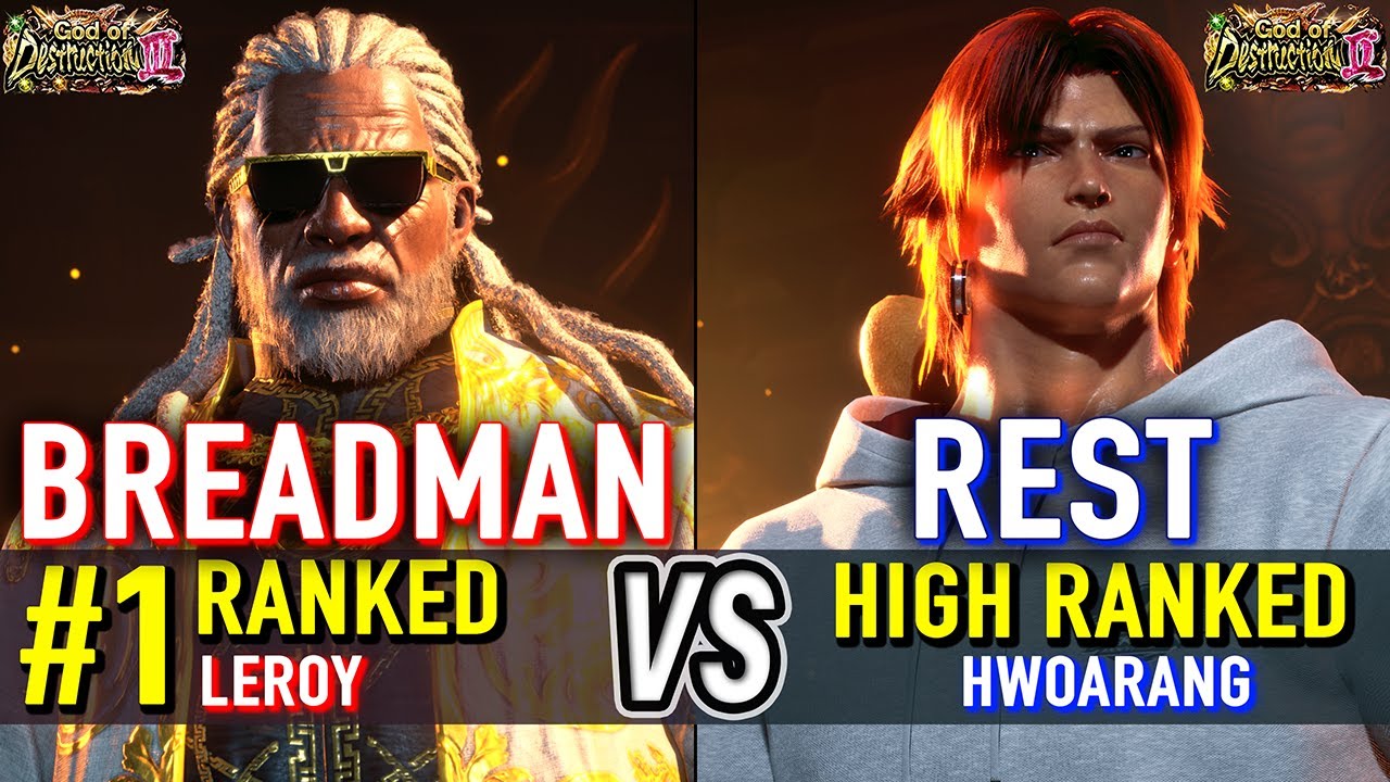 T8 🔥 BREADMAN (#1 Ranked Leroy) vs REST (Hwoarang) 🔥 Tekken 8 High Level Gameplay
