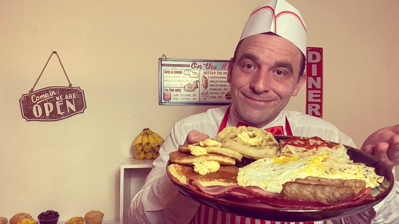 ASMR-Breakfast At The Vintage Diner (Role Play)