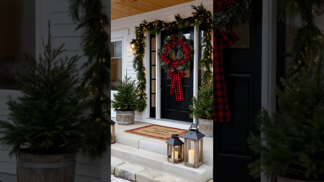 15 Christmas Decor Ideas For A Front Porch Diy That&rsquo;S Simple But Stunning