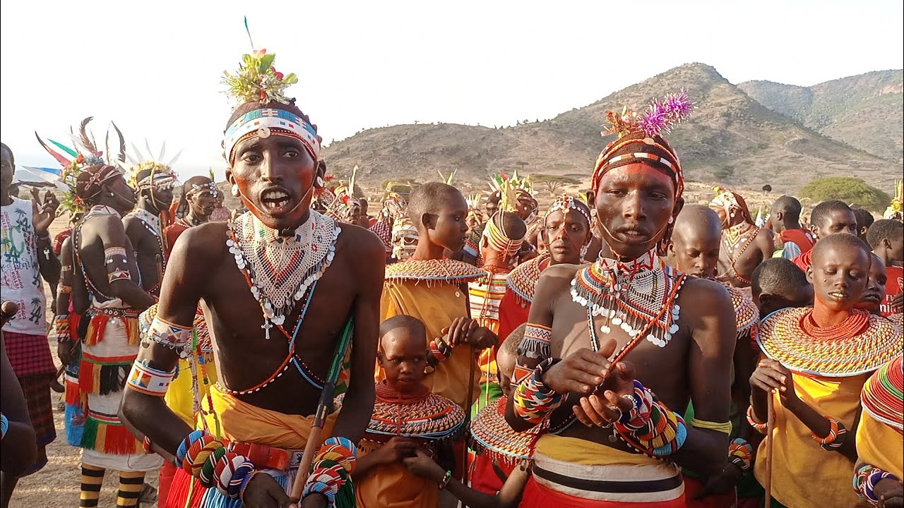 Samburu moran cultural dance ( LKISEKU AT LESIRIKAN NDOTO WARD
