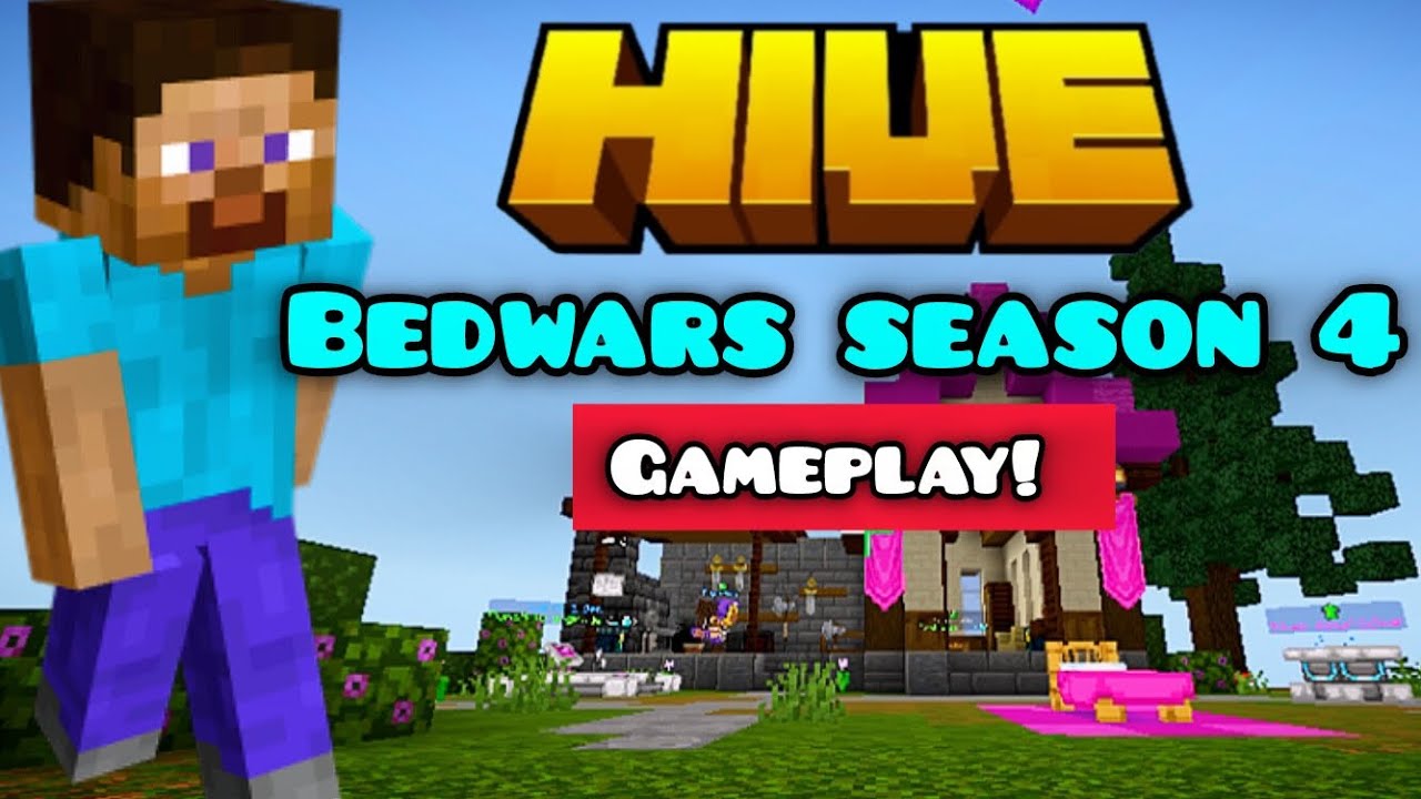 Destroying kids in hive bedwars on mobile! 📱