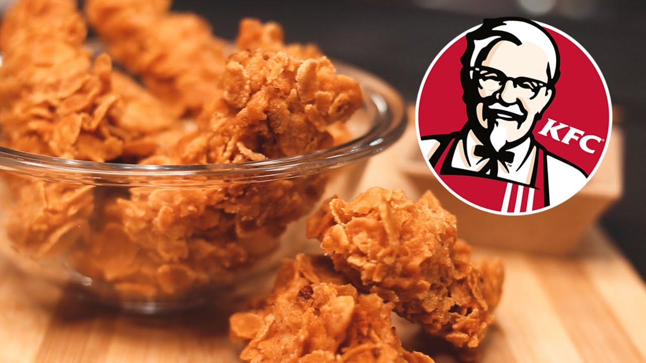POLLO FRITO CRISPY ESTILO KFC | CON CEREALES | Cocina Random