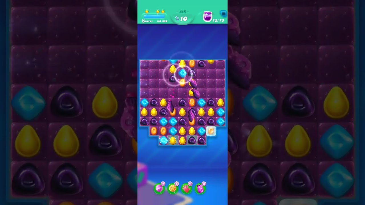 Candy Crush Level 415 -  No Boosters Series - 