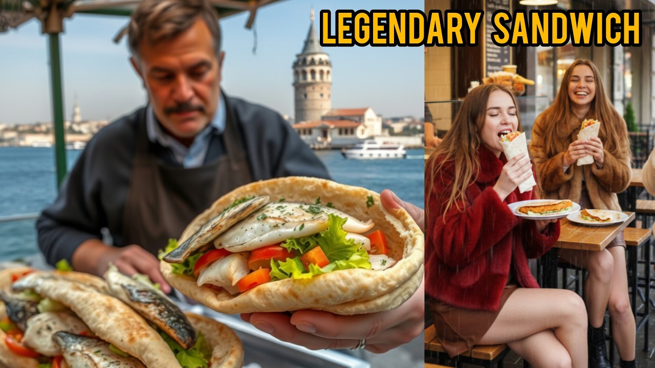 This Legendary Turkish Fish Sandwich in Istanbul Will Blow Your Mind! 🇹🇷🐟 | Balık Ekmek