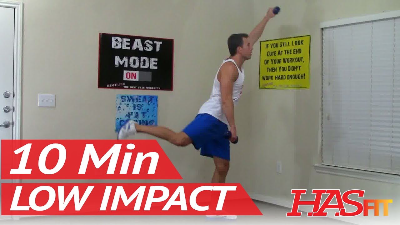 10 Min Low Impact Cardio Workout for Beginners - Low Impact Workout & Aerobic Exercises