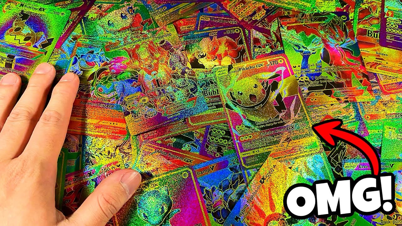 I Found THE CRAZIEST Rainbow Ultra Rare Pokemon Cards You Will Ever See!