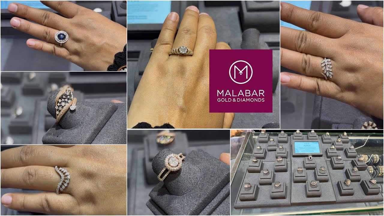 2025 best diamond ring for daily wear party wear and diamond engagement ring from Malabar gold