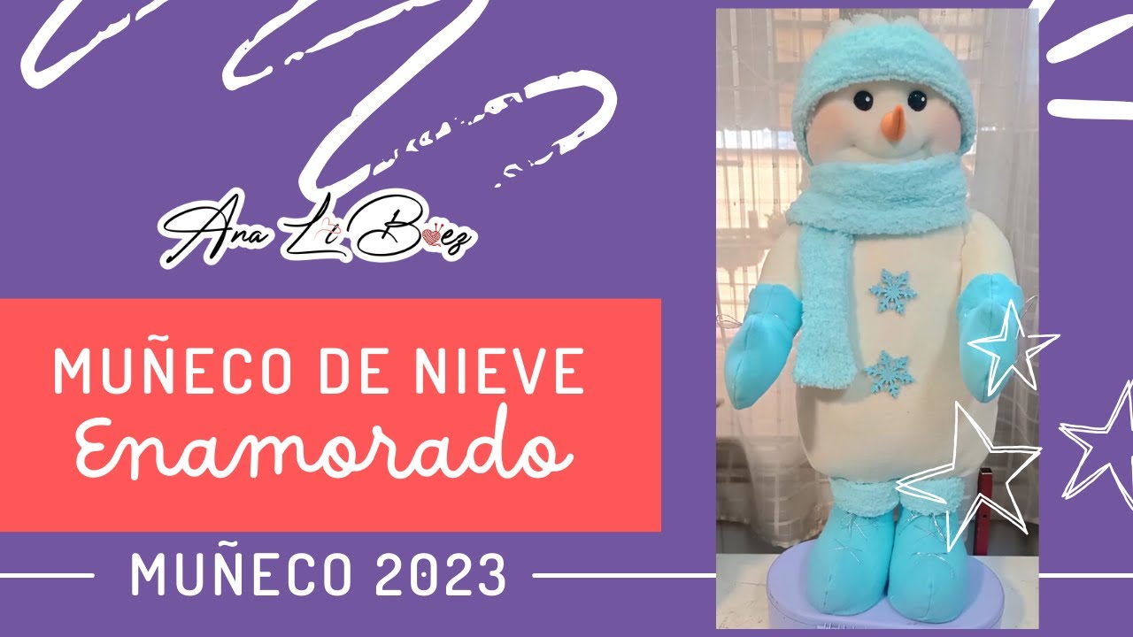 Muñeco de nieve Enamorado /Ana Li Baez