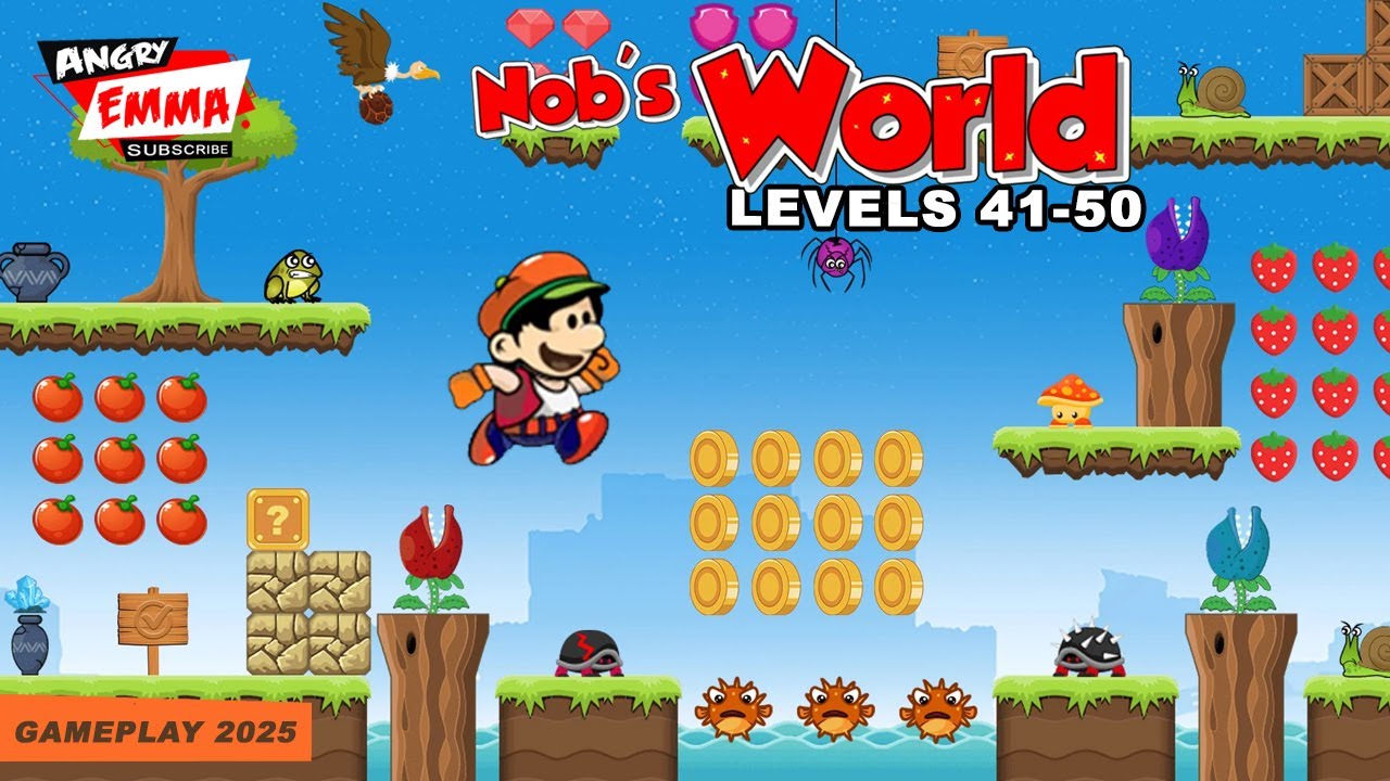 Nob's World - Levels 41-50 (gameplay 2025)