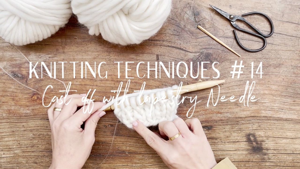 nº74 I Knitting I Off With Tapestry Needle ITuto #14