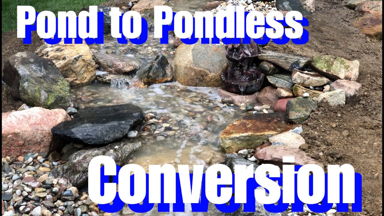 How to Convert a Pond into A Pondless Waterfall