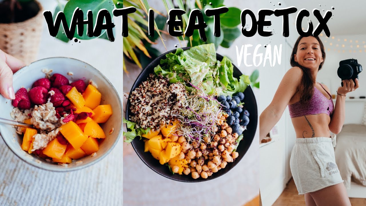 What I EAT IN A DETOX DAY following the rules I gave you! (VEGAN)