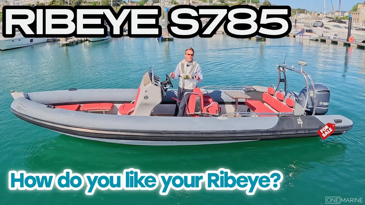 FOR SALE: RIBEYE S785 WITH TRAILER & YAMAHA V6 ENGINE | FULL BOAT TOUR