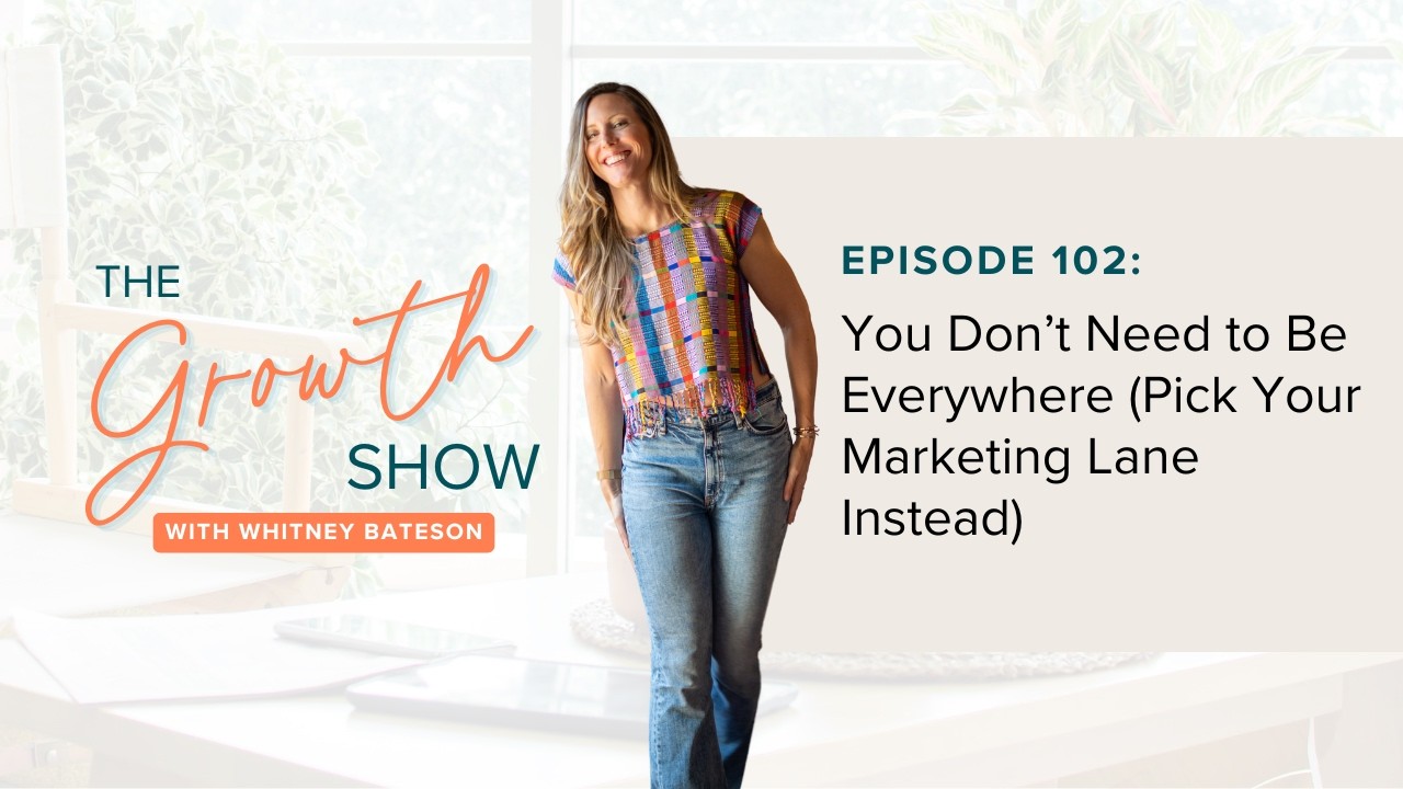 You Don’t Need to Be Everywhere (Pick Your Marketing Lane Instead)