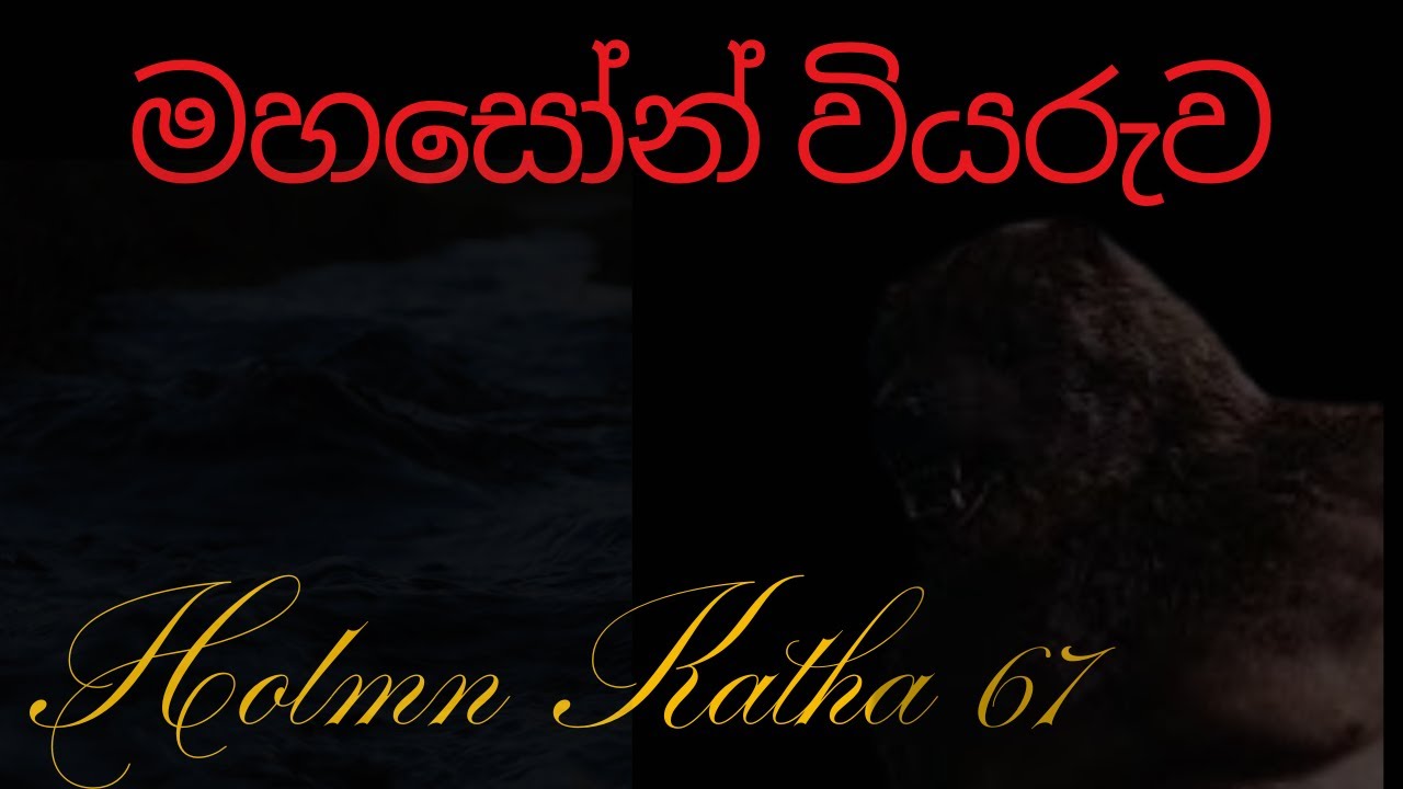 මහසෝන් වියරුව 1(in the forest)/sinhala /holman katha