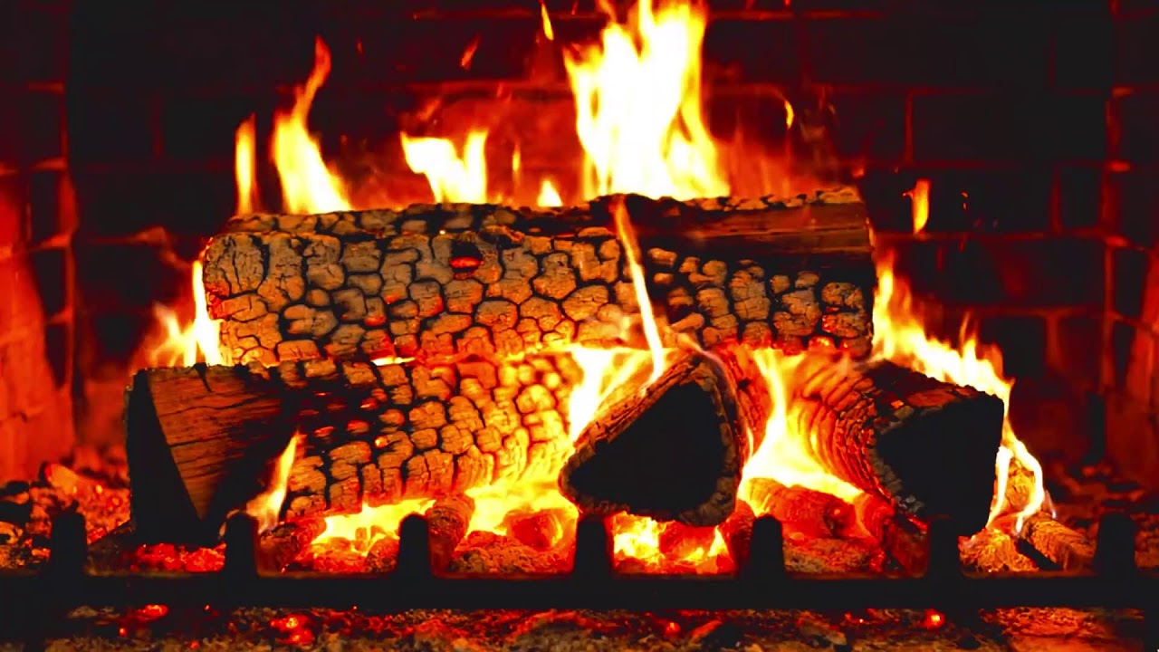 This Cozy Fireplace Will Melt Your Stress Away 🔥 Relaxing Fire Sounds