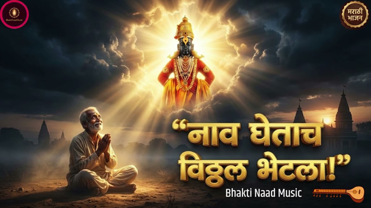 Naam Ghetach Vitthal Bhetla | नाव घेताच विठ्ठल भेटला | Marathi Bhajan | Bhakti Naad Music