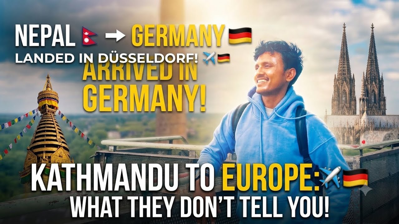 My Journey from Nepal to Germany 🇳🇵➡️🇩🇪 | Arrival, Life & First Impressions