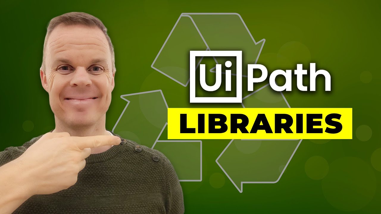 UiPath - How to build a reusable component using Libray - Tutorial from start to finish