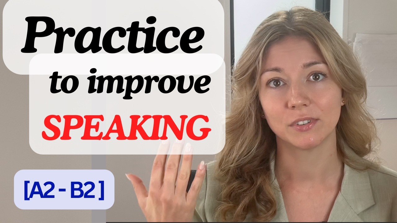 Shadowing Practice # 2: My English Is Improving [Intermediate]