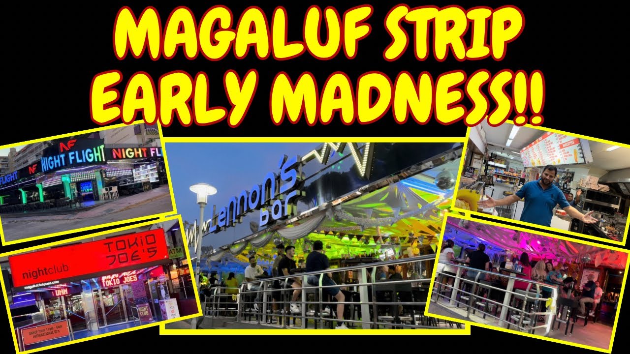 MAGALUF STRIP - EARLY EVENING MADNESS!! #maga #magaluf #majorca