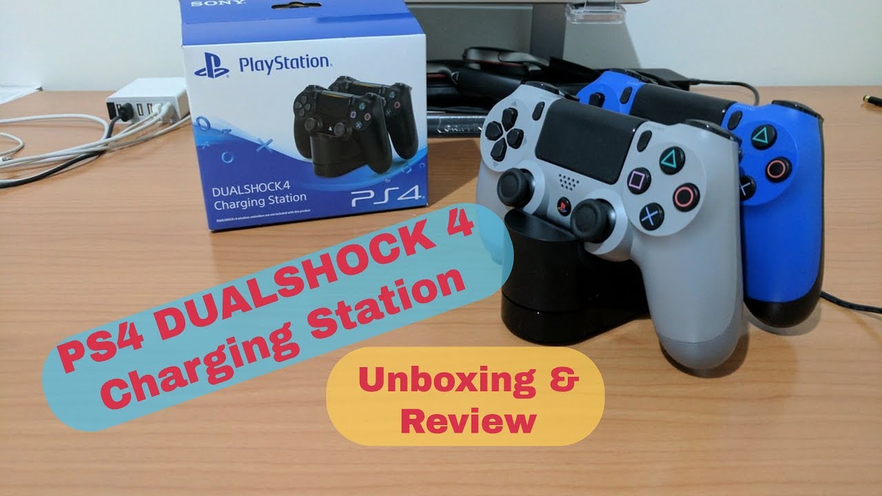 Sony PS4 Dualshock 4 Charging Station Unboxing and Review