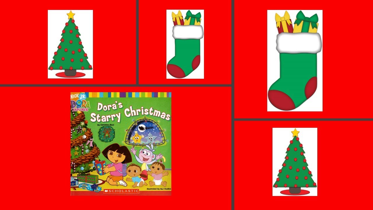 Dora the Explorer-Dora's Starry Christmas. Story by Christine Ricci and Illustrations by A&J Studios
