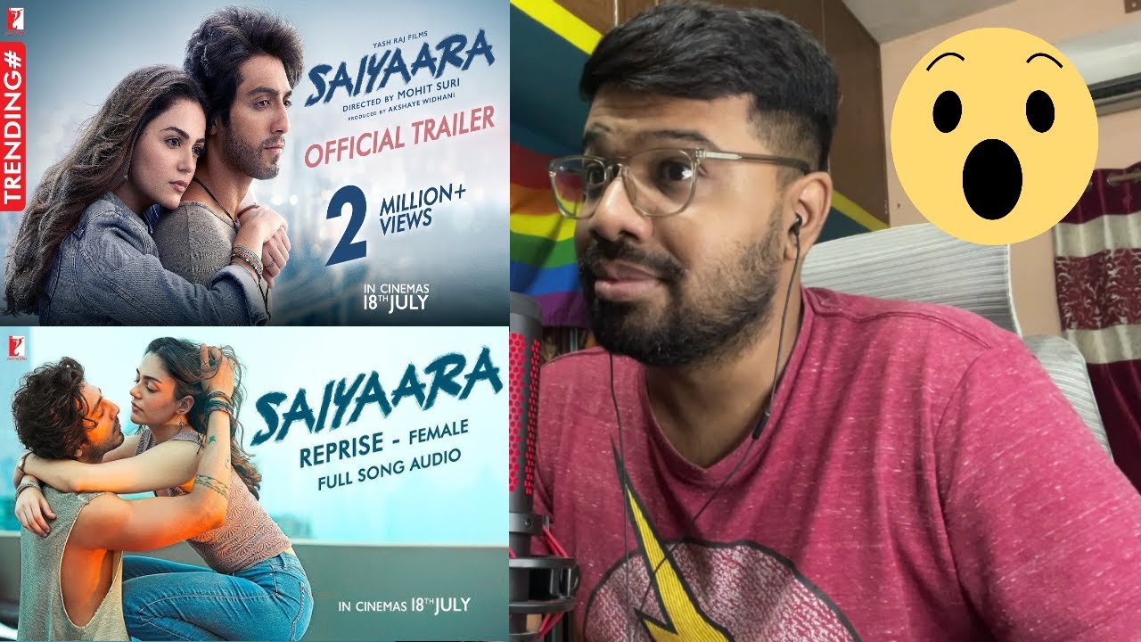 Saiyaara Official Trailer & Saiyaara Reprise - Female Reaction| Ahaan Panday |Aneet Padda|Mohit Suri